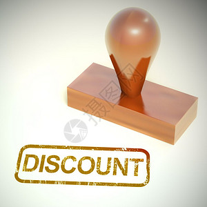 销售折扣概念图标意指降价低交易和促销报3D插图图片