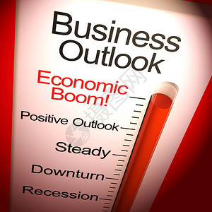 商业展望经济繁荣监测显示增长和复苏图片
