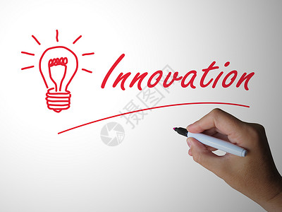 创新概念图标意味着利用革命思想创造产品中的改进和创造力3插图图片