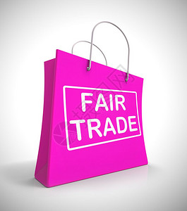 公平贸易概念图标意味着与供应商进行公平交易图片