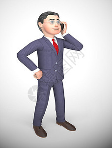 进入企业的用户描述服务台或热线发送的电话显示销售员出3插图图片