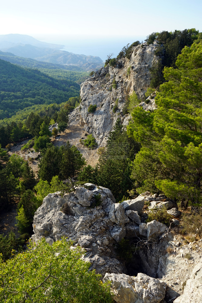 北塞浦路斯山上的景色图片