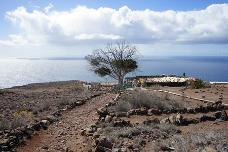 西班牙拉戈梅岛沿岸的房屋图片
