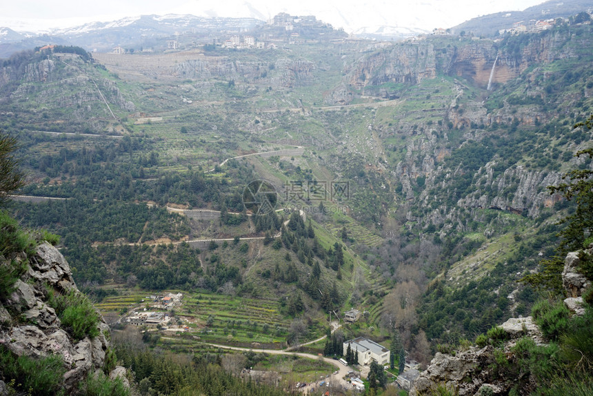 黎巴嫩Bsharri下卡迪沙山谷图片