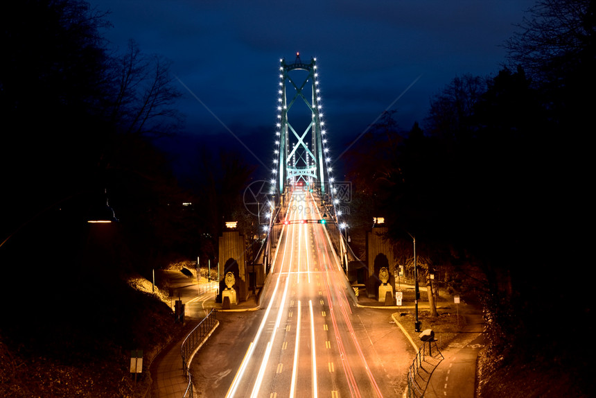 不列颠哥伦比亚省加拿大温哥华桥图片