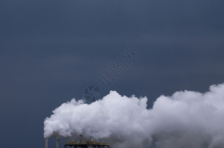 加拿大工业污染背景图片