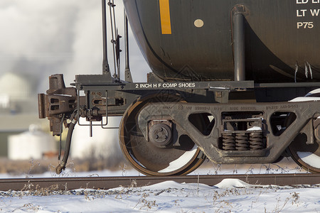 关闭铁路汽车轮油金属移动图片