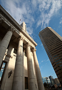 在温尼伯的蒙特利尔旧银行大楼图片