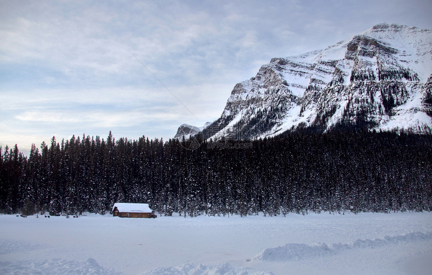 加拿大艾伯塔酒店加拿大冬季图片