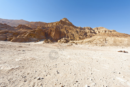 以色列内盖夫沙漠无穷尽的山峰幻想中东令人窒息的景色和自然质背景图片