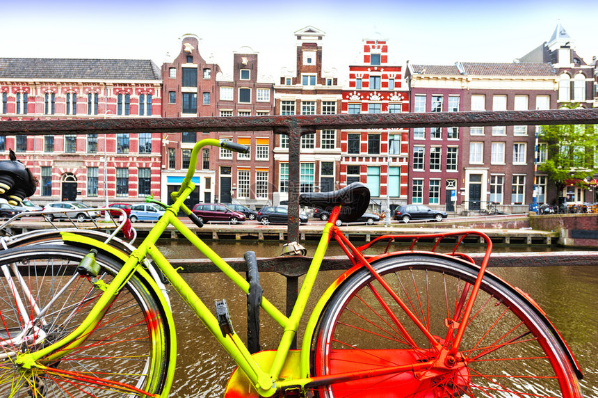 荷兰阿姆斯特丹历史中心位于荷兰阿姆斯特丹图片