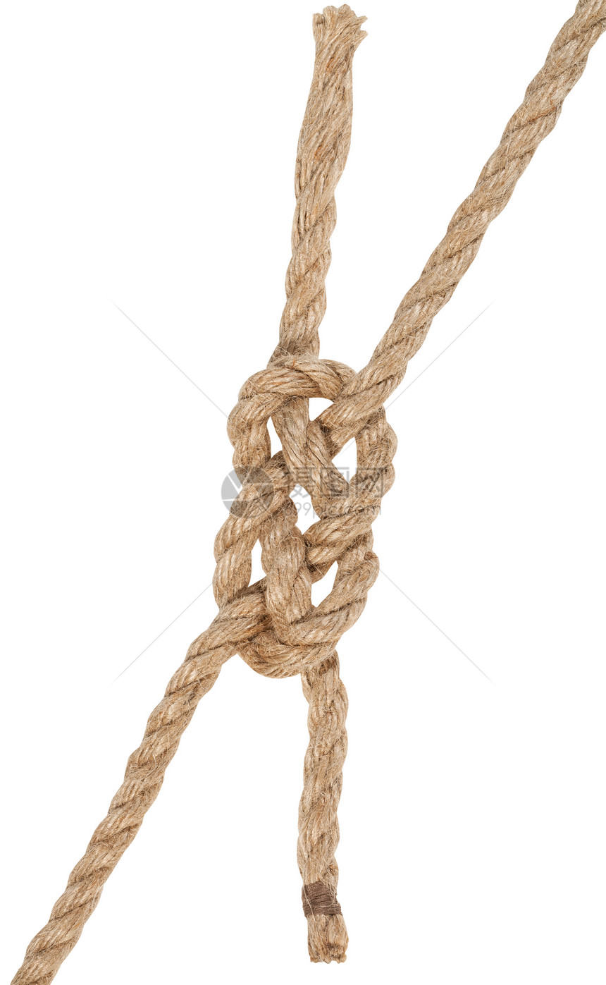 结两条绳白背景的两条绳结白背景的两条绳结图片