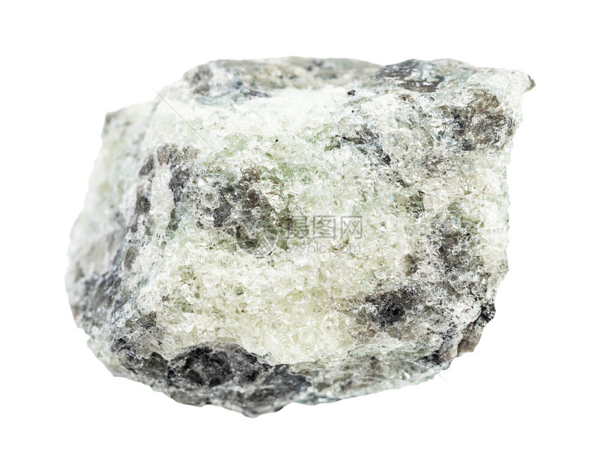 地质采集的自然矿物样本封闭白背景上孤立的原亚丙固醇阿帕铁岩孤立的原亚丙固醇阿帕铁岩图片
