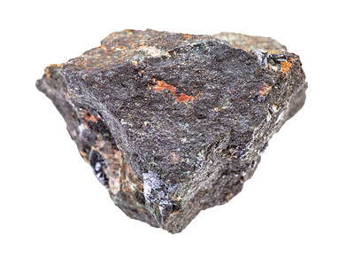 辉钼矿地质采集的天然矿物样本封闭原Molybdenite矿石在白色背景上隔离原Molybdenite矿石在白色背景上隔离背景