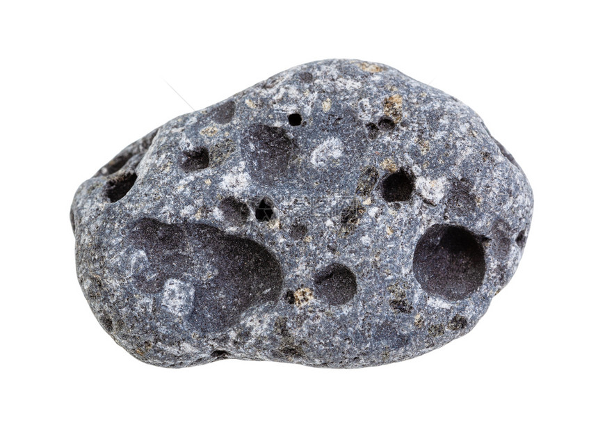 地质采集的天然矿物样本封存白色背景上孤立的灰宝石岩白色背景上孤立的灰宝石岩图片