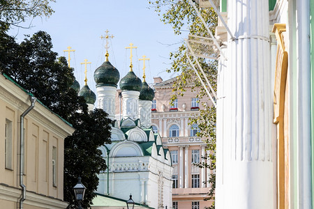 莫斯科市的教堂高清图片