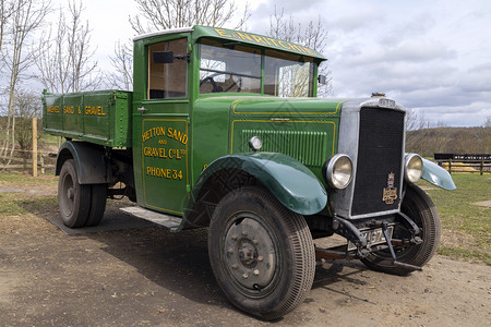 英国艾伦车辆老莱兰卡1920rsquosEngland背景图片