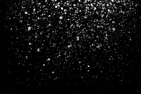 温特布鲁克黑色背景下的白雪设计图片