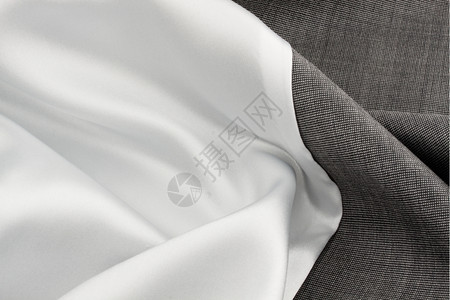 白色的纺织品质地粗布纹理背景图片