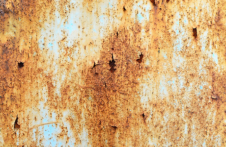 质地生锈的古老土金属板纸纹理背景铁背景图片