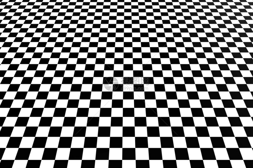 白色的黑对格模式背景3d正方形墙纸图片