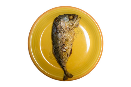 食物准备好的油炸金鱼吃背景图片