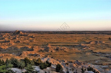 美国南达科塔州巴德兰公园里米勒沙漠的图片