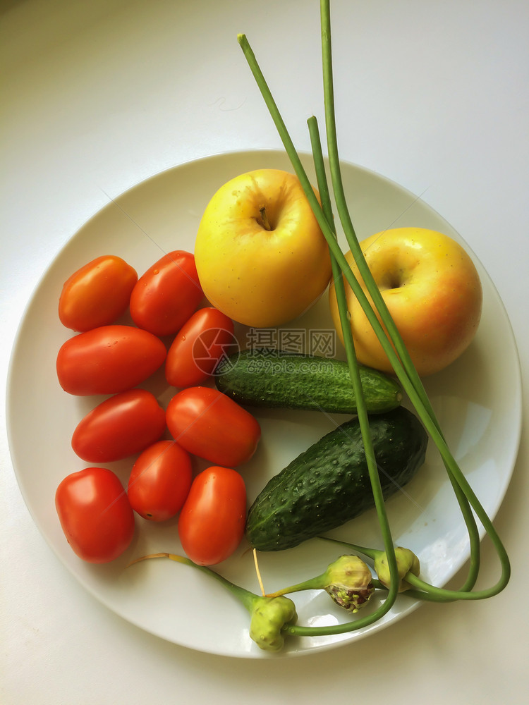 素食主义者生活番茄蔬菜园有机食品图片