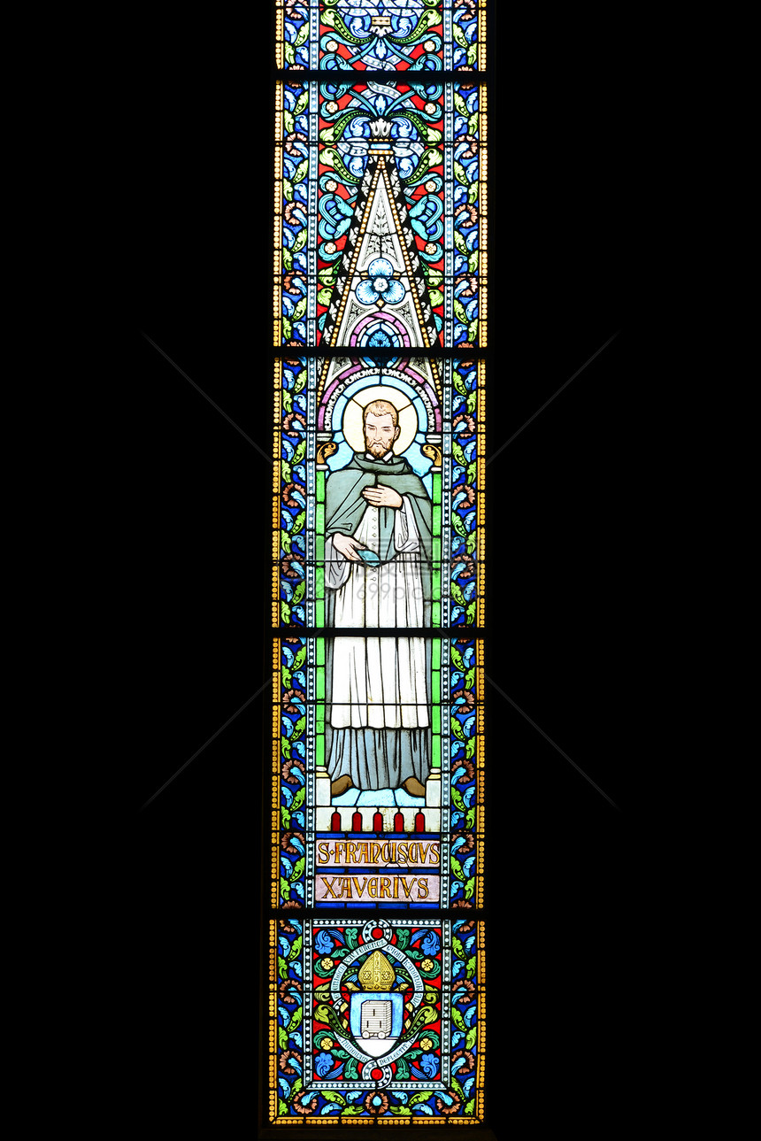 马赛克蒂亚斯最古老的死神圣马提亚斯大教堂彩色玻璃图片