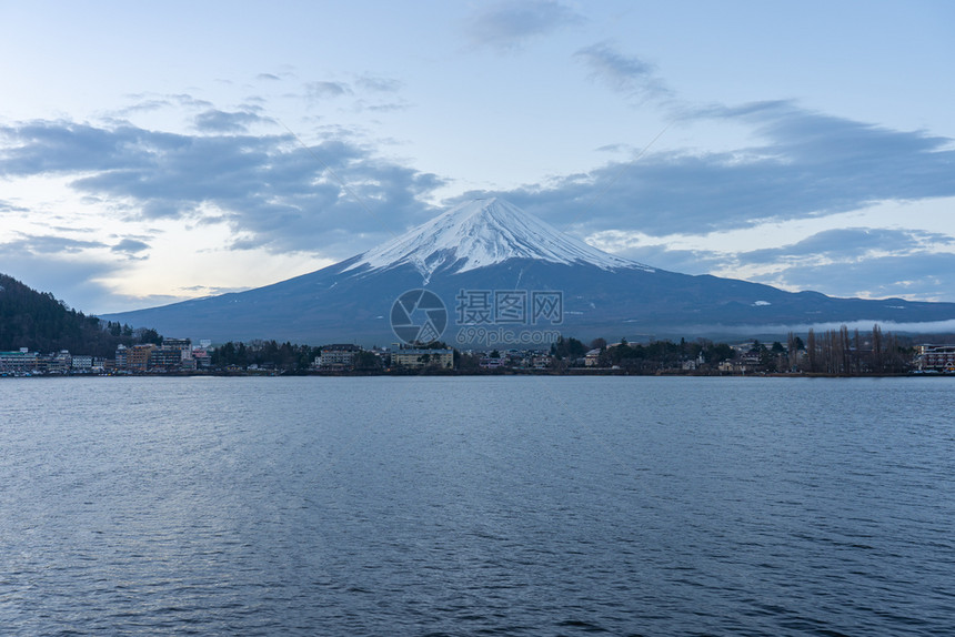 富士山和富士河口湖图片