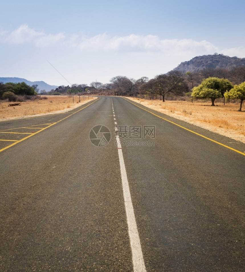非洲公路的景观图片