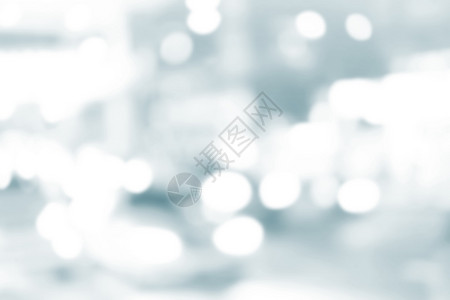 商业白色的电灯泡抽象光模糊bokeh背景图片