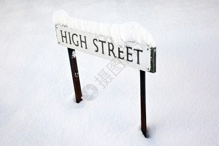 冬天的英国街道图片