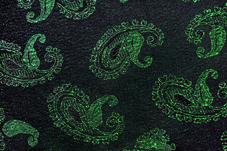 自制不织布花抽象的时尚绿色和黑花织布背景的设计图片