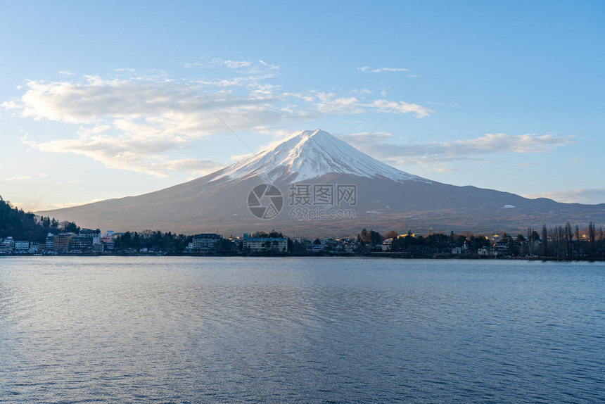 富士山和富士河口湖图片