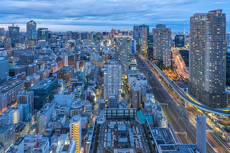 日本东京建筑全景图片