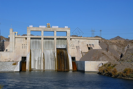 亚利桑那州佩吉科罗拉多河格伦峡谷大坝水电发机力量图片