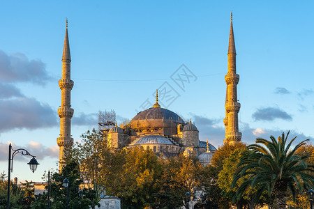 伊斯兰坦布尔清真寺城市风光图片