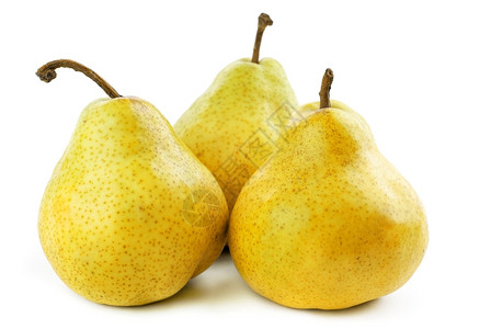 生活黄色的水果三个梨图片