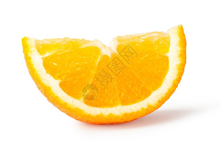 甜的在白色背景上隔离的果汁橙色切片柑橘蔬菜图片