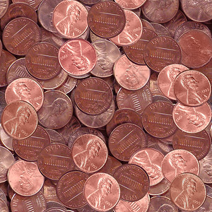 价值材料钱硬币便士背景图片