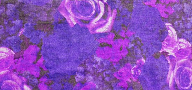 紫色纺织品蓝花布背景紫色的图片