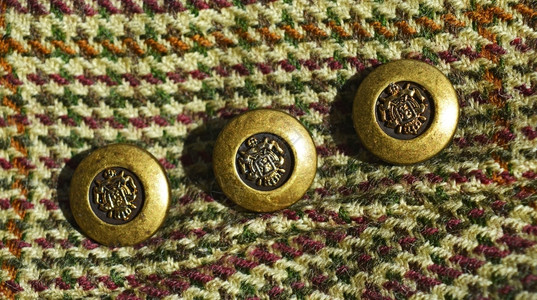 材料制造和黄铜按钮时尚配饰图片