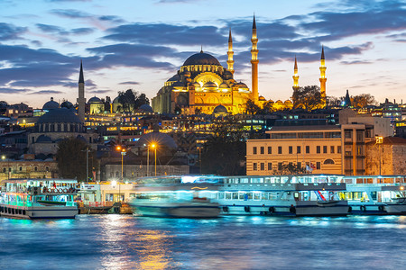 天际线火鸡新的土耳其伊斯坦布尔市堡际城风景天图片