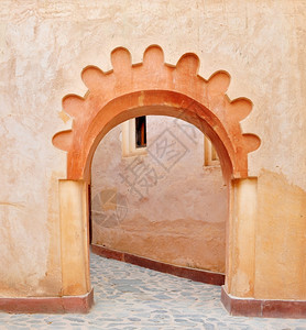 伊斯兰拱道旅游阿加迪尔市Moroccomedina背景图片