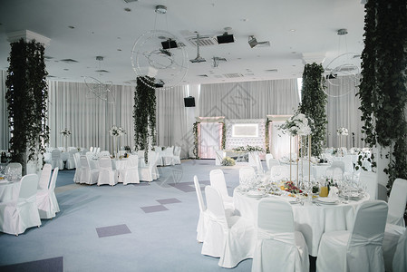 室内结婚典礼现场背景图片