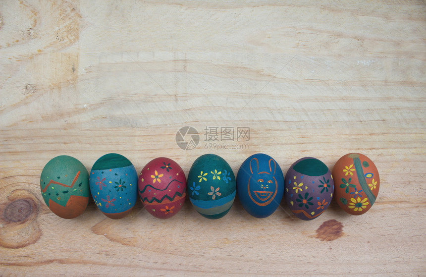 岛打猎复活节伊斯特鸡蛋多彩的复活节假期图片