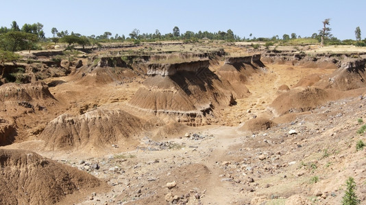 全景自然风埃塞俄比亚非洲大裂谷内景观图情况图片