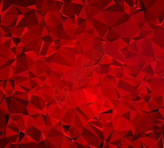 红色的黑暗摘要3d深红色多边形和低背景与深红色三角形的背景抽象背景图片