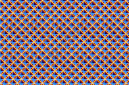 几何学工业的蓝色金字塔3D转化的抽象几何图案的图片